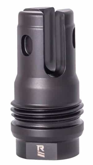 Rugged Suppressor FH008 R3 Flash Mitigation  Black with M15x1 Threads & 2.13" OAL for 7.62mm Radiant762, Surge762, Razor762 & Micro30 Suppressors