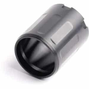 Dead Air Blast Shroud, 4140 HT alloy steel, compatible with DA458Xeno and DA452KeyMicro