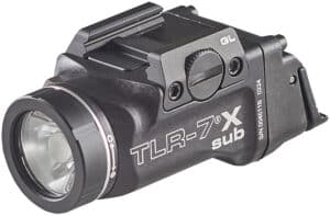 Streamlight TLR-7X Sub weapon light black 500 lumens for Glock 43X/48 MOS