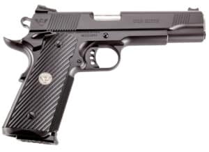 Wilson Combat CQBEFS45A CQB Elite 45 ACP 8+1 5" Stainless Match Grade Barrel, Black Serrated Carbon Steel Slide, Black Carbon Steel Frame w/Beavertail, Black G10 Starburst Grip