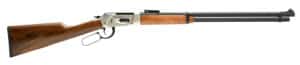GForce Arms GFLVR410NKL Saddlehorn .410 lever-action shotgun 24-inch barrel nickel receiver Turkish walnut stock