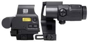 EOTECH EXPS3-0 holographic sight with G33 1x/3x magnifier STC mount matte black