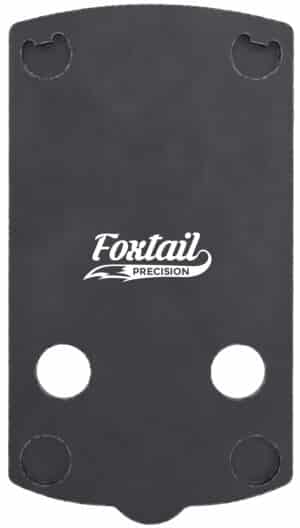Foxtail Precision 100009 Red Dot Adapter Plate for Optics-Ready Pistol  Black Anodized Glock 43X/48 MOS Springfield Armory OSP