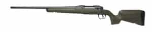 Savage Axis 2 Compact 7mm-08 Rem 20" left-hand rifle with OD green synthetic stock and matte black barrel
