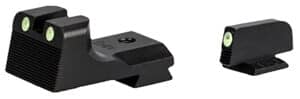 Kimber Mfg.,inc ML11230 1911 Ledged Night Sight Set  Green/Tritium Black Outline Front Sight-Green/Tritium Black Outline Rear Sight
