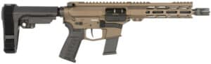CMMG Banshee MKG .45 ACP 8 inch RipBrace midnight bronze pistol right-side view