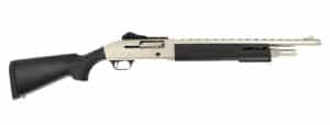 Tokarev USA 21000423 T300M A1 Kit 12 Gauge Semi-Auto 3" 5+1 18.50" Electroless Nickel Ventilated Heat Shield Barrel, Electroless Nickel Receiver w/Picatinny Rail, Fixed Black Polymer Stock