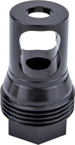 Kgm Technologies R50T taper muzzle brake A-TMB50-S-3 M24x1 black nitride steel