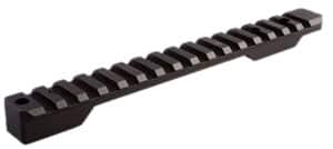 Talley PLM258160   Black Anodized Aluminum Picatinny Rail Mount Long Action 20 MOA