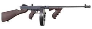 Auto-Ordnance 1927A-1C Lightweight Deluxe .45 rifle with walnut-style furniture and 100rd drum