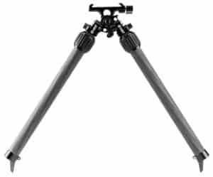 Mdt Sporting Goods Inc 114700BLK Mountain Bipod 2.70-15.80" High Black Carbon Fiber/Aluminum