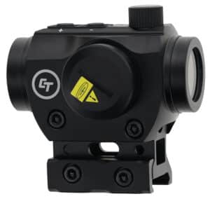 Crimson Trace CTS-25 4 MOA red dot sight with removable riser