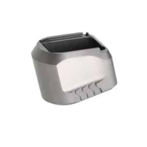 Tyrant CNC TDMPMAGEXFSGREY  Magazine Extension Fits S&W M&P 9/40 5rd Compatible w/ Full-Size M&P 1.0/2.0 frames Grey Aluminum