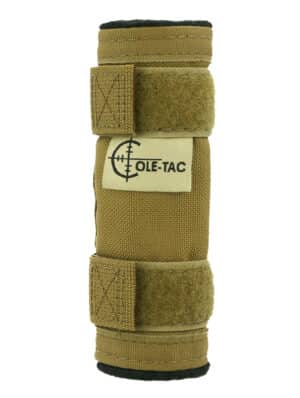 COLE-TAC BPC102 Baby Python 5-inch suppressor cover in coyote brown