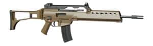 Heckler & Koch G36 .22 LR rimfire rifle 18.13 inch barrel FDE folding stock