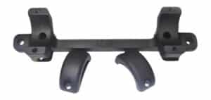 DNZ X97500   Black Aluminum 30mm Tube Medium Rings