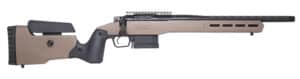 Faxon FX7 .22 Creedmoor 16in spiral-fluted threaded barrel rifle in FDE with MDT stock