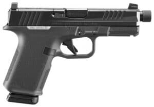 Ruger RXM 9mm pistol black Magpul grip threaded barrel with two Magpul 15-round magazines