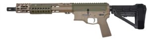 Bilson Arms BA-15FCP .223 Wylde AR pistol in FDE and sniper green with 20+1 capacity