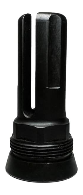 Banish 30 Gold flash hider, black finish, 5/8x24 threads