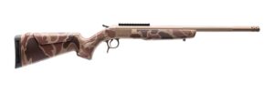 CVA CR4437DC Scout TD 20in FDE duck camo take-down single-shot rifle