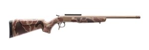 CVA Scout TD 45-70 Cascade Takedown FDE Cerakote Duck Camo synthetic stock