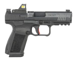 Canik METE SF ONE 9mm compact pistol in black with MeCanik MO1 optic