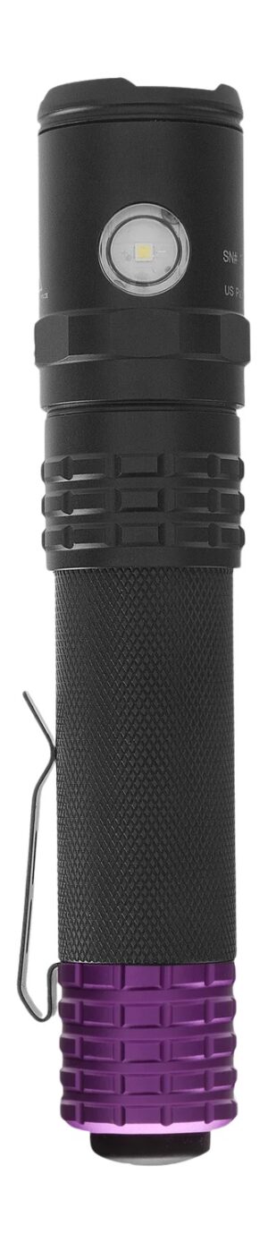 Night Stick UVR-588XL USB dual-light flashlight white spot and UV flood in black