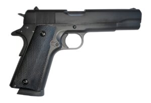 Tisas 1911A1 .45 ACP 5-inch Cerakote black hammer-forged pistol