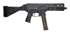 Grand Power Stribog SP45A3 .45 ACP 8in threaded barrel black pistol with SBT folding brace