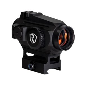 Riton 1 Tactix ARD V2 1x 22mm red dot sight with 2 MOA dot and 30 MOA circle, black