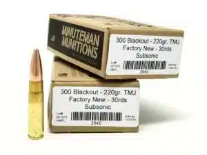 Minuteman Munitions 300 Blackout 220gr Factory New Subsonic 30/Box