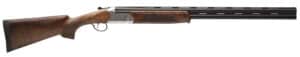 Stevens 555 E 28 Gauge 26 inch over/under shotgun engraved silver receiver walnut stock