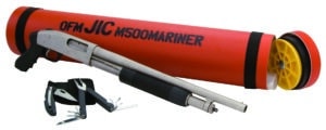 Mossberg 500 JIC Mariner 12ga 18.5in Pump Shotgun Silver Marinecote Pistol Grip 52340