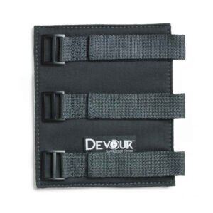 Banish Devour suppressor cover in black, heat-resistant protective wrap