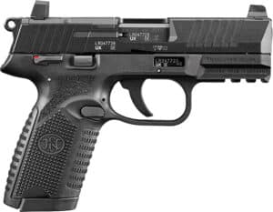 FN 502 MRD .22 LR 4-inch optic-ready pistol in black with Picatinny rail