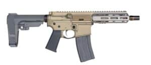 Q Sugar Weasel 7-inch .300 AAC Blackout pistol with SBA3 brace and 6-inch M-LOK handguard
