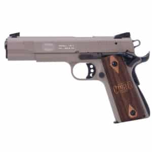 BLS Supply Mauser 1911 22LR pistol 5in threaded barrel tan walnut grips