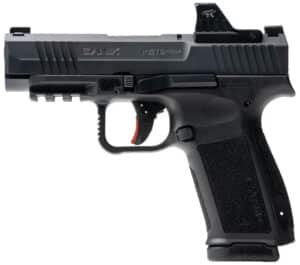 Canik METE MC9LS 9mm pistol with MeCanik MO1 red dot optic, black nitride slide and polymer grip