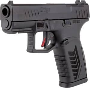 Derya DY9Z 9mm 3.5 inch subcompact pistol, black, optic-ready slide