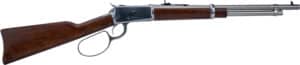 Heritage 92 lever action rifle .44 Magnum 18 inch polished stainless with hardwood stock