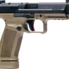 Canik METE SFT 9mm pistol FDE frame black slide HG5636-N