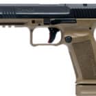 Canik METE SFT 9mm pistol FDE frame black slide HG5636-N