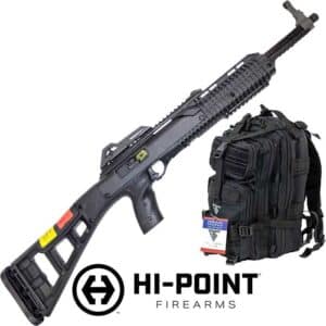 Hi Point 45TS 45ACP 17.5 inch Barrel 9 Round Black with Full Forge Hurricane Backback