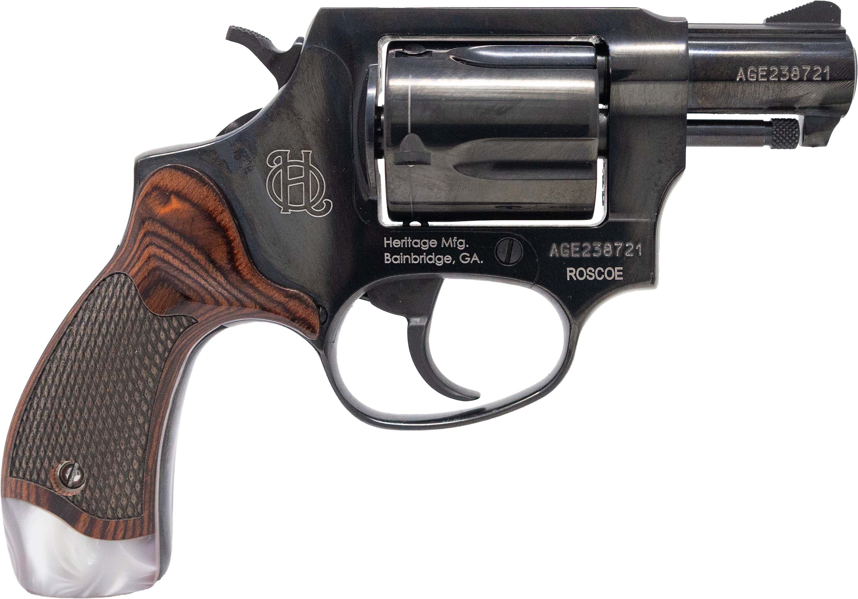 Heritage Arms Roscoe | .38 Special | 2" | 5-Rd | HR38B2RWP
