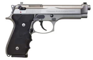 Beretta 92FS Brigadier Inox 9mm satin stainless pistol with 4.9 inch barrel