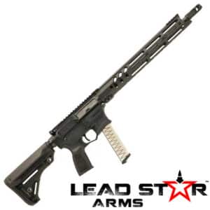 Lead Star Arms Barrage 9MM rifle with 16 inch barrel and 15 inch handguard in black