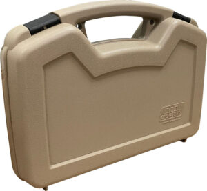 MTM Tactical Suppressor Case foam-lined in Dark Earth with padlock points