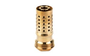 Q LLC Rearend XL muzzle brake .338 Cal 5/8X24 quick-attach