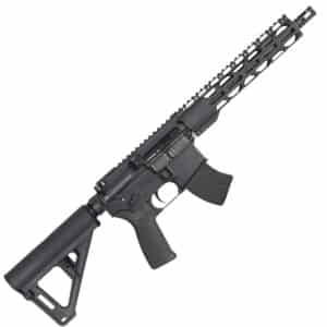 Radical Firearms AR-style pistol with RPR free-float rail and Magpul BTR brace in black polymer
